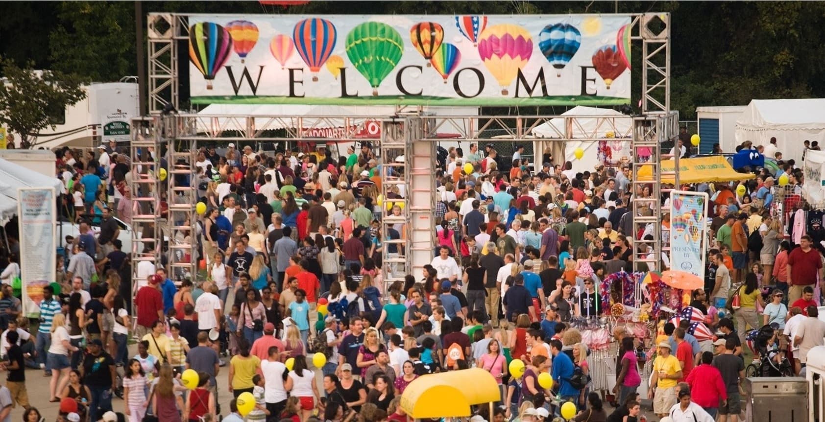 Plano Balloon Festival event crowd
