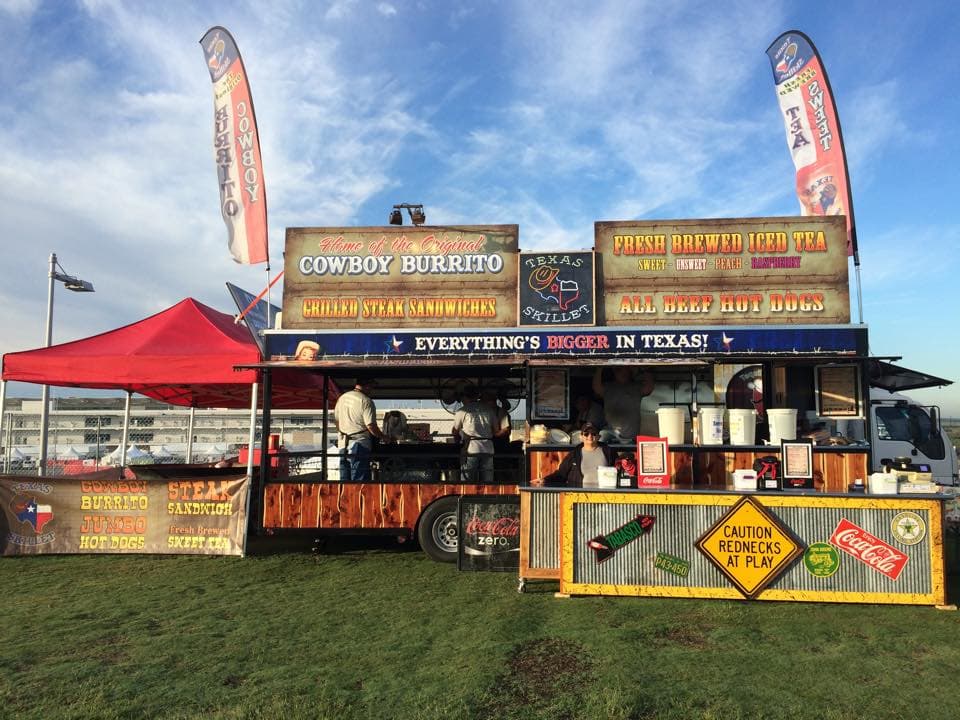 Texas Skillet mobile event setup