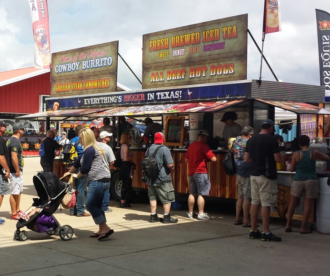 Texas Skillet mobile booth ready for service